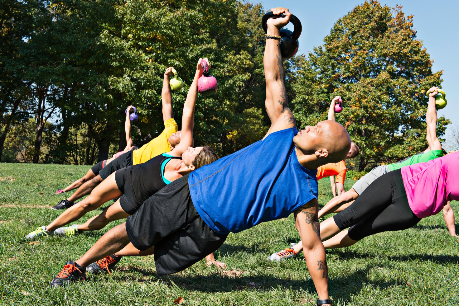 Outdoor Kettlebell Workout